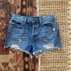 Free People Denim Cut Off Shorts